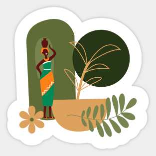 boho pattern Sticker